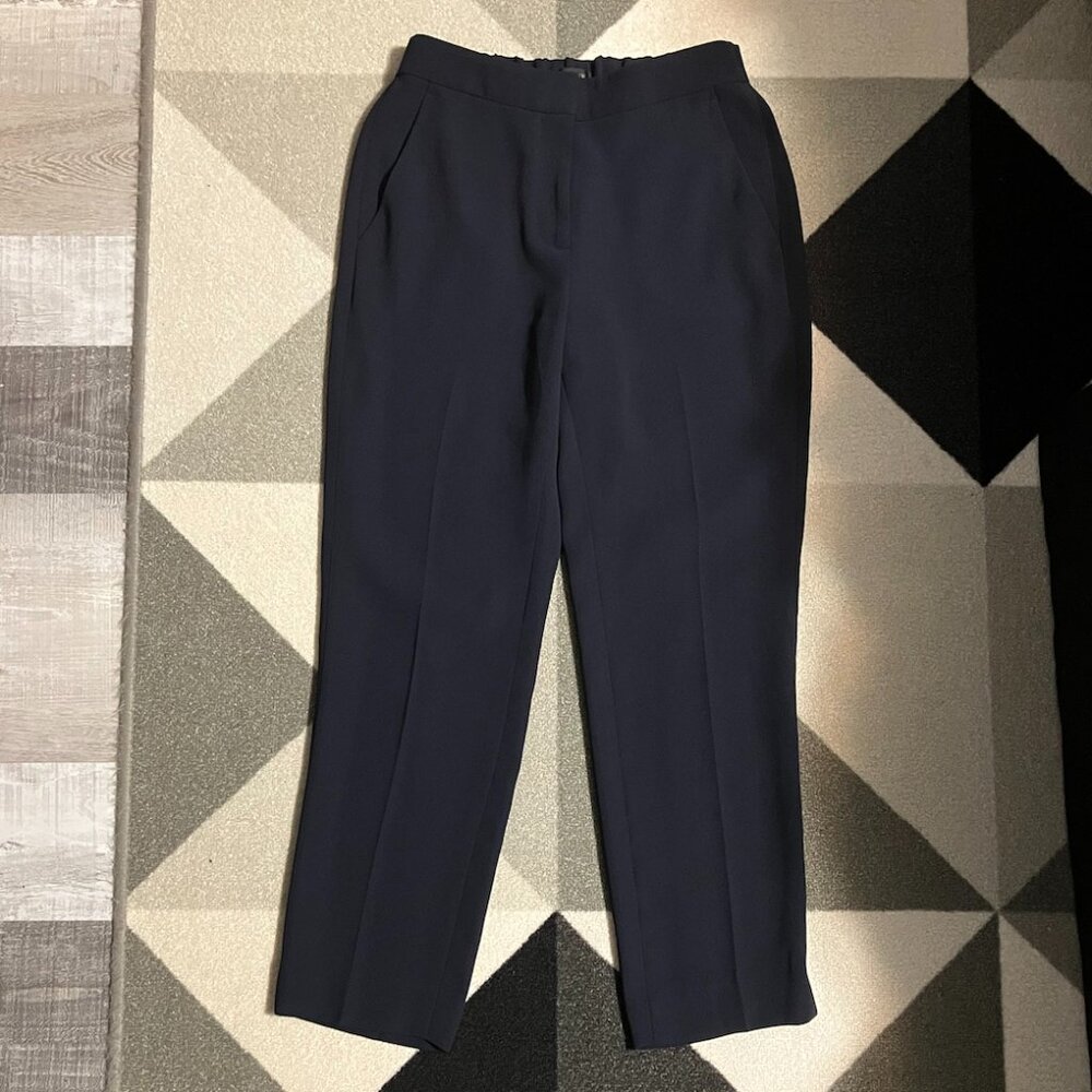J.Crew Navy Career Cropped‎ Pants Women's Size 2
